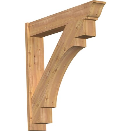 Merced Traditional Smooth Outlooker, Western Red Cedar, 7 1/2W X 42D X 42H